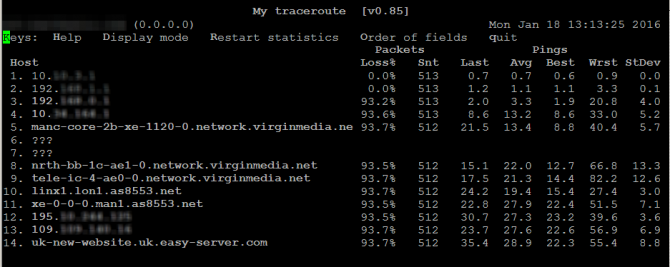 MTR no Linux